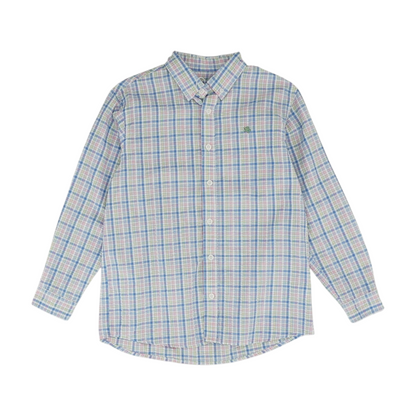 Multi Check Long Sleeve Button Down