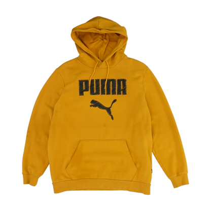 Mustard Solid Hoodie Pullover