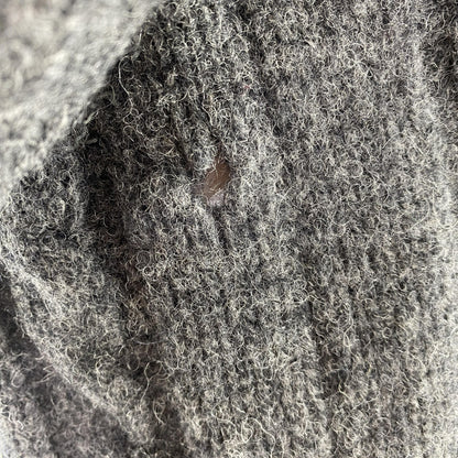 Gray Cardigan Sweater