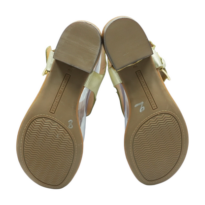 Gold Heeled Sandals