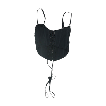 Black Cropped Blouse