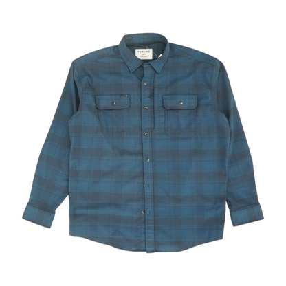 Blue Plaid Flannel Button Down