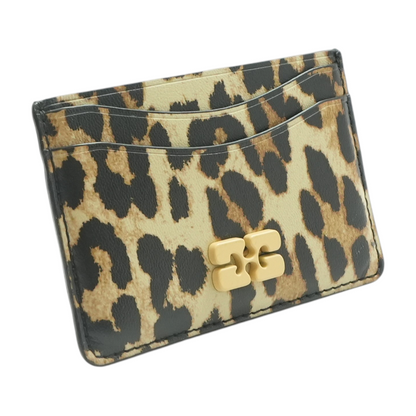 Leopard Printed Bou Card Holder