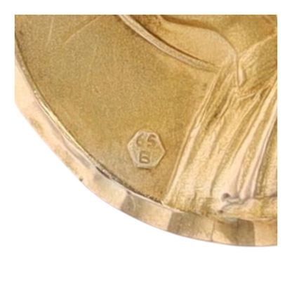 18K Yellow Gold Pendant