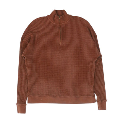 Brown 1/4 Zip Pullover