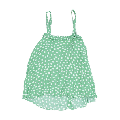 Green Polka Dot Blouse