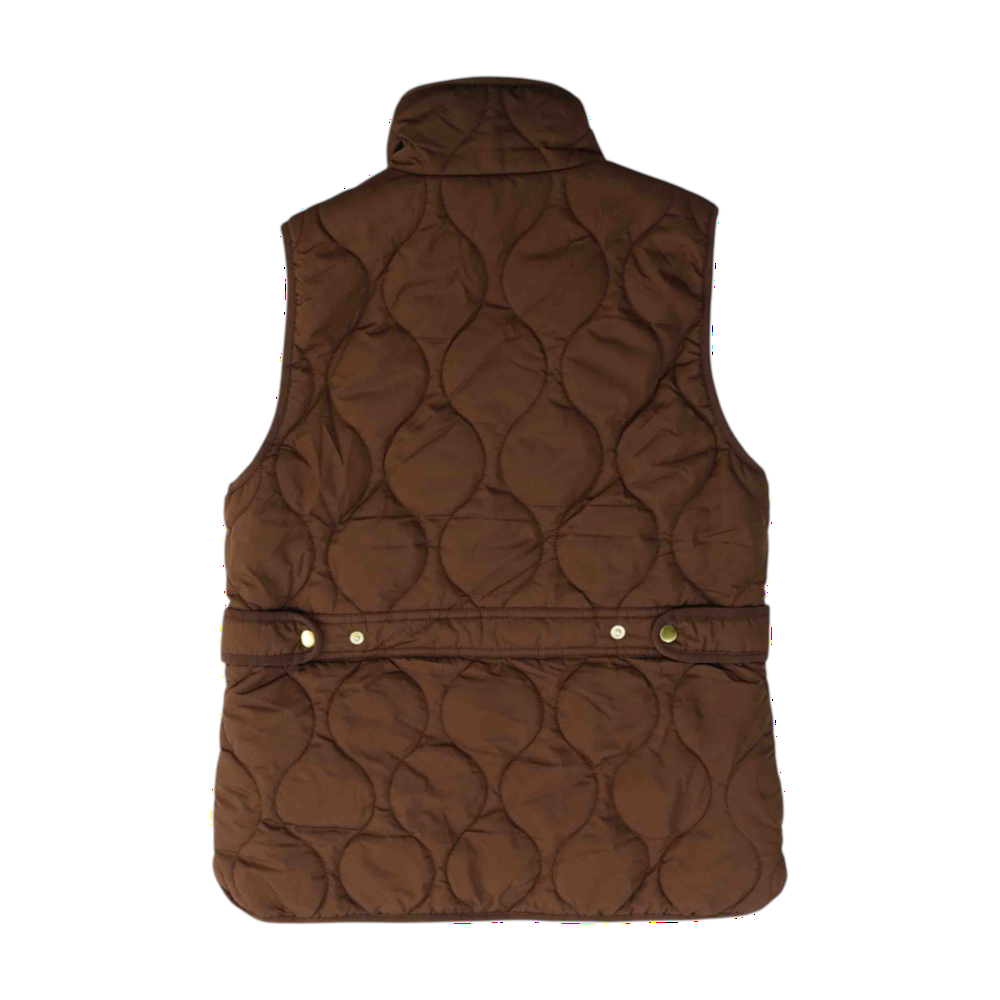 Brown Solid Vest