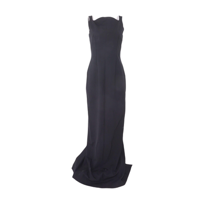Black Summer Wool Lipa Dress