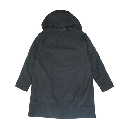 Black Solid Rain Jacket