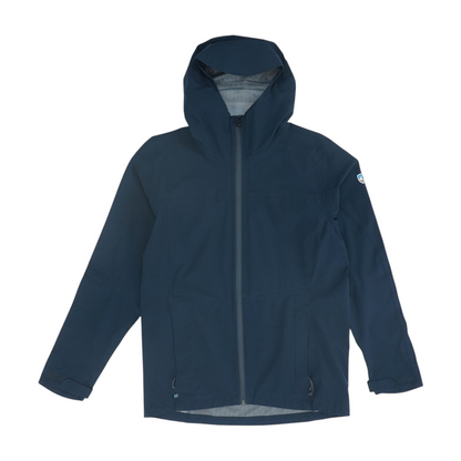 Navy Solid Rain Jacket