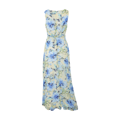 Yellow Floral Maxi Dress