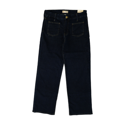 Navy Wide Leg Jeans