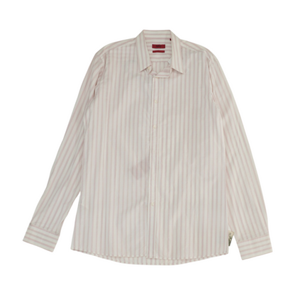 Pink Striped Long Sleeve Button Down