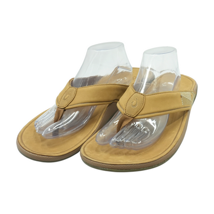 Tan Flip-Flop Sandals