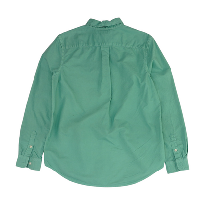 Green Long Sleeve Button Down
