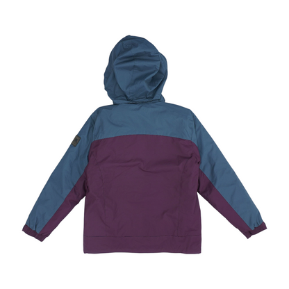 Maroon Color Block Jacket
