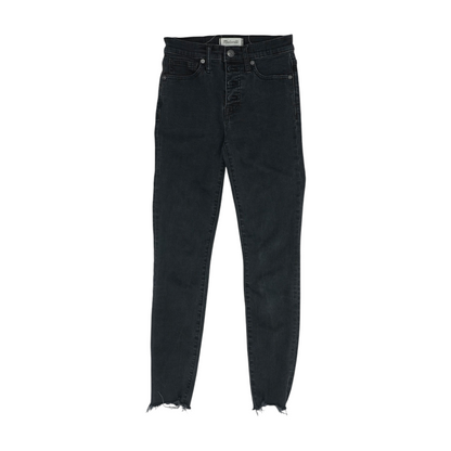 Black Tapered Jeans