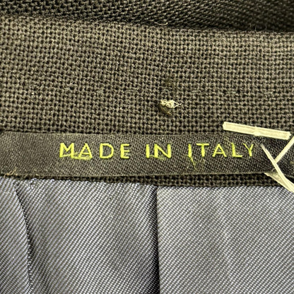 Navy 100% Wool Solid Suit