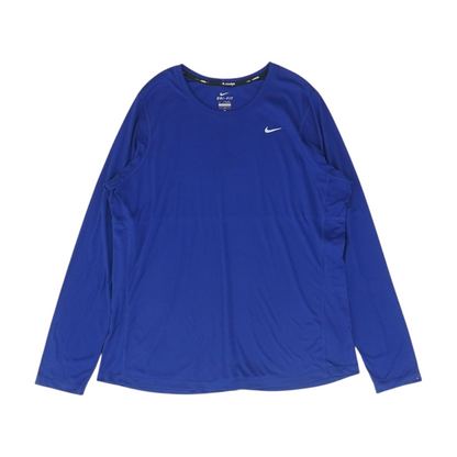 Blue Solid Active T-Shirt