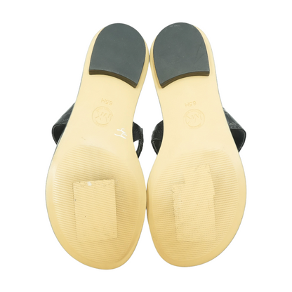 Black Flat Sandals