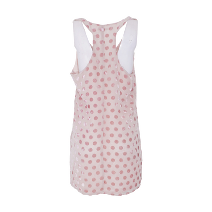 Beige Polka Dot Mini Dress