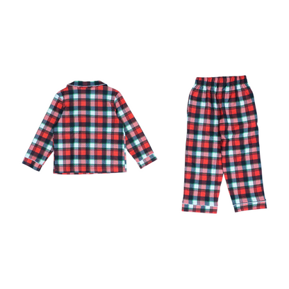 Red Plaid Pajama Set