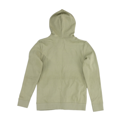 Green Solid Hoodie Pullover