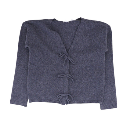 Gray Cardigan Sweater