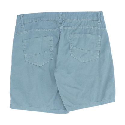 Gray Solid Chino Shorts