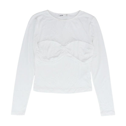 White Knit Top