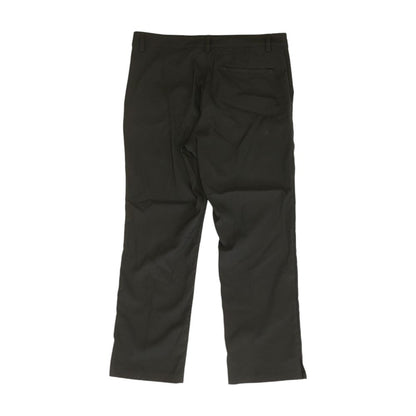 Black Solid Pants