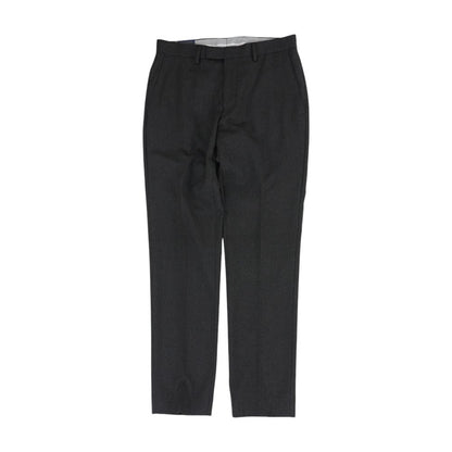 Gray Solid Dress Pants