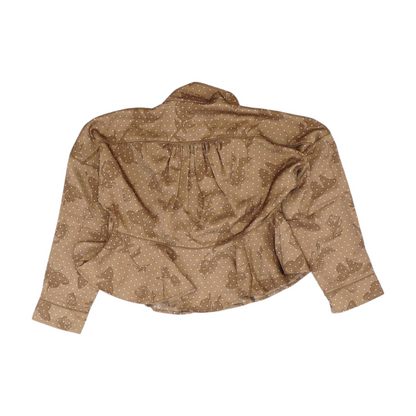 Brown Polka Dot Blouse