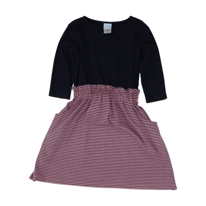 Navy Striped Dress