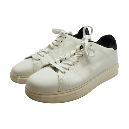 White Low-Top Athletic Shoes