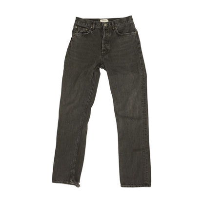 Black High Rise Regular Jeans