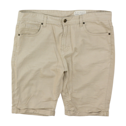 Denim & Co. Beige Active Shorts – Image 1