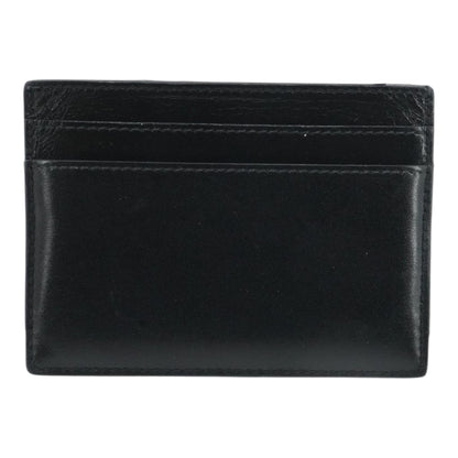 Cassandre Card Case in Smooth Black Leather
