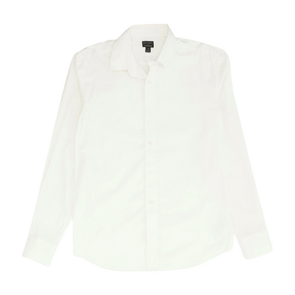 White Long Sleeve Button Down