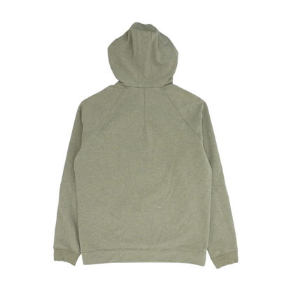 Green Solid Hoodie Pullover