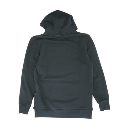 Black Solid Hoodie Pullover