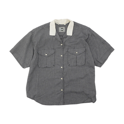Vintage Blue Check Button Down