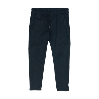 Black Check Tapered Pants