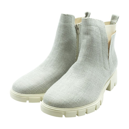 Gray Ankle Boots