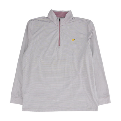 Purple Striped 1/4 Zip Pullover