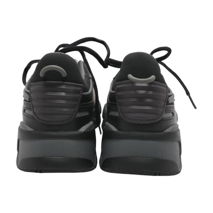 RS-X Triple Black Dark Shadow Low-Top Athletic Shoes