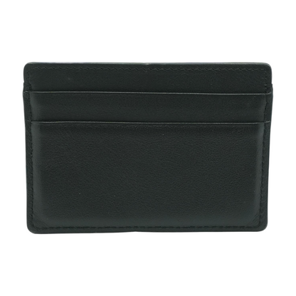Black La Medusa Leather Card Holder