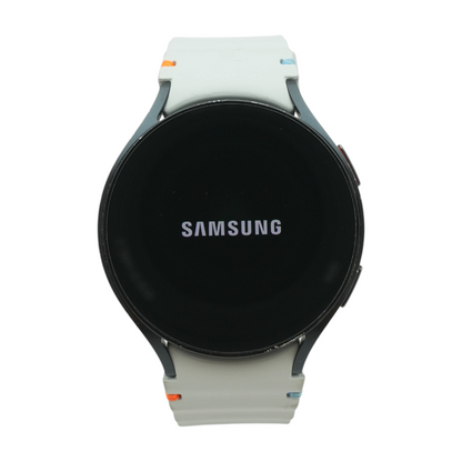 44mm Galaxy Watch6 Black Smartwatch White Band M/L