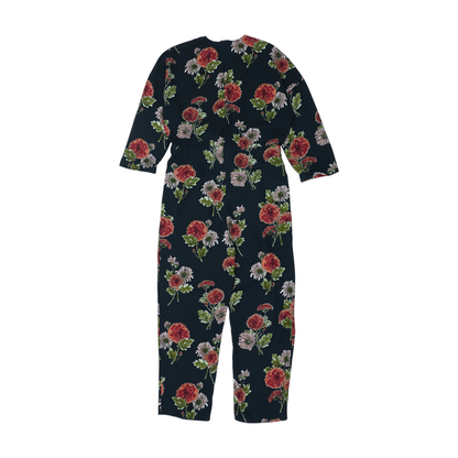 Black Floral Jumpsuit
