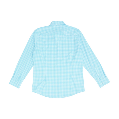Blue Check Long Sleeve Button Down